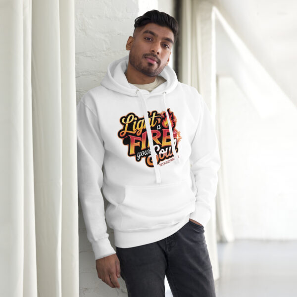 Light Fire in Your Soul Unisex Premium Hoodie - Image 3