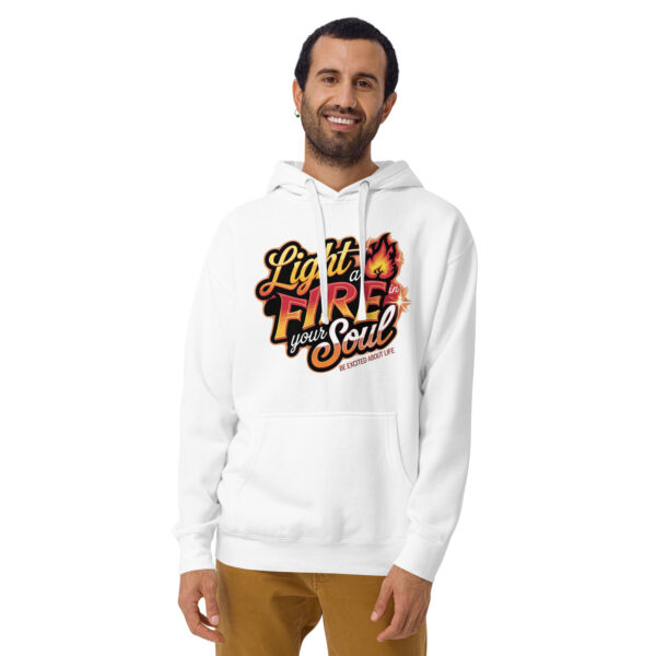 Light Fire in Your Soul Unisex Premium Hoodie - Image 7