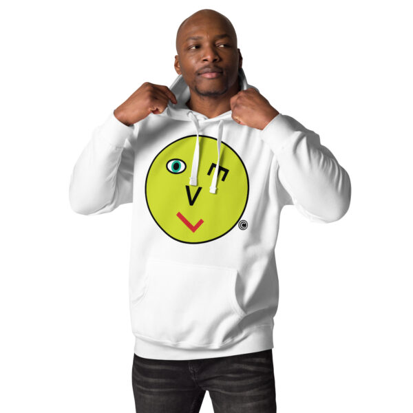 Love Smiley Face Unisex Premium Hoodie - Image 2