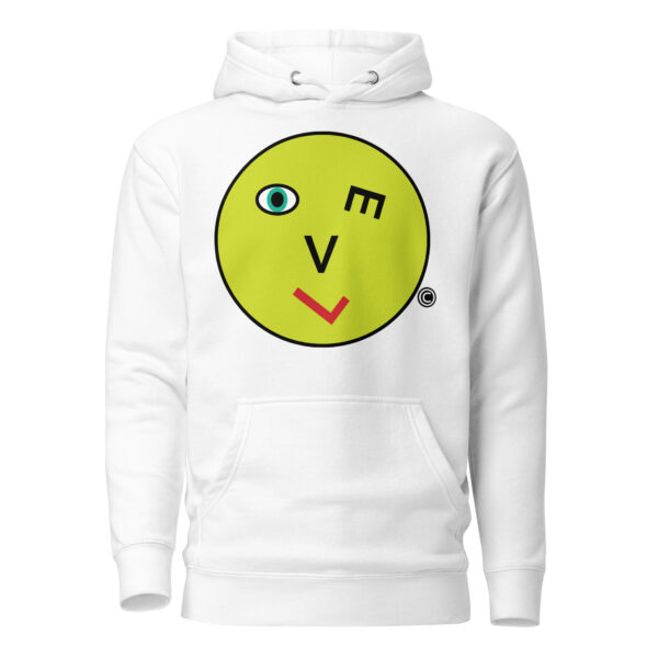 Love Smiley Face Unisex Premium Hoodie - Image 5