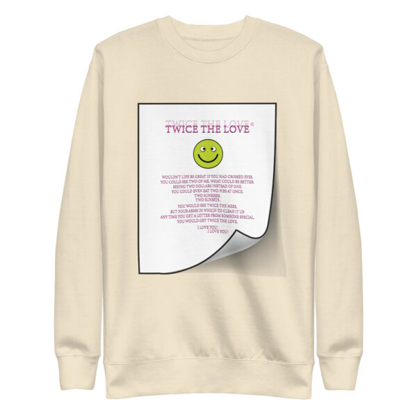 Twice the Love Unisex Premium Sweatshirt - Image 22
