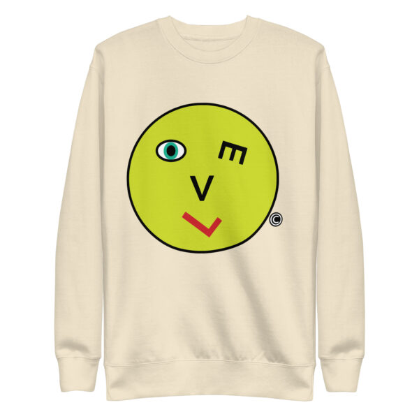 Love Smiley Face Unisex Premium Sweatshirt - Image 23