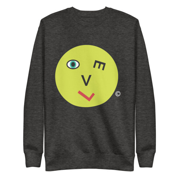 Love Smiley Face Unisex Premium Sweatshirt - Image 11