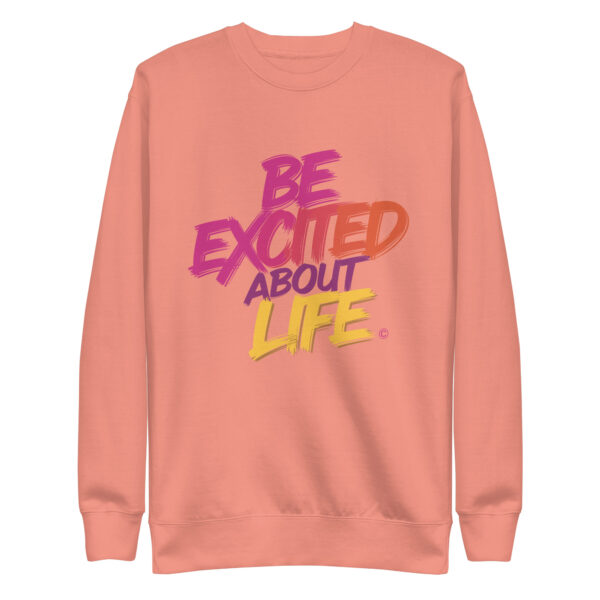 Be Excited About Life Unisex Premium Sweatshirt - Image 20