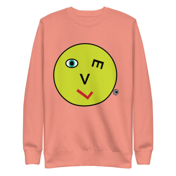 Love Smiley Face Unisex Premium Sweatshirt - Image 21