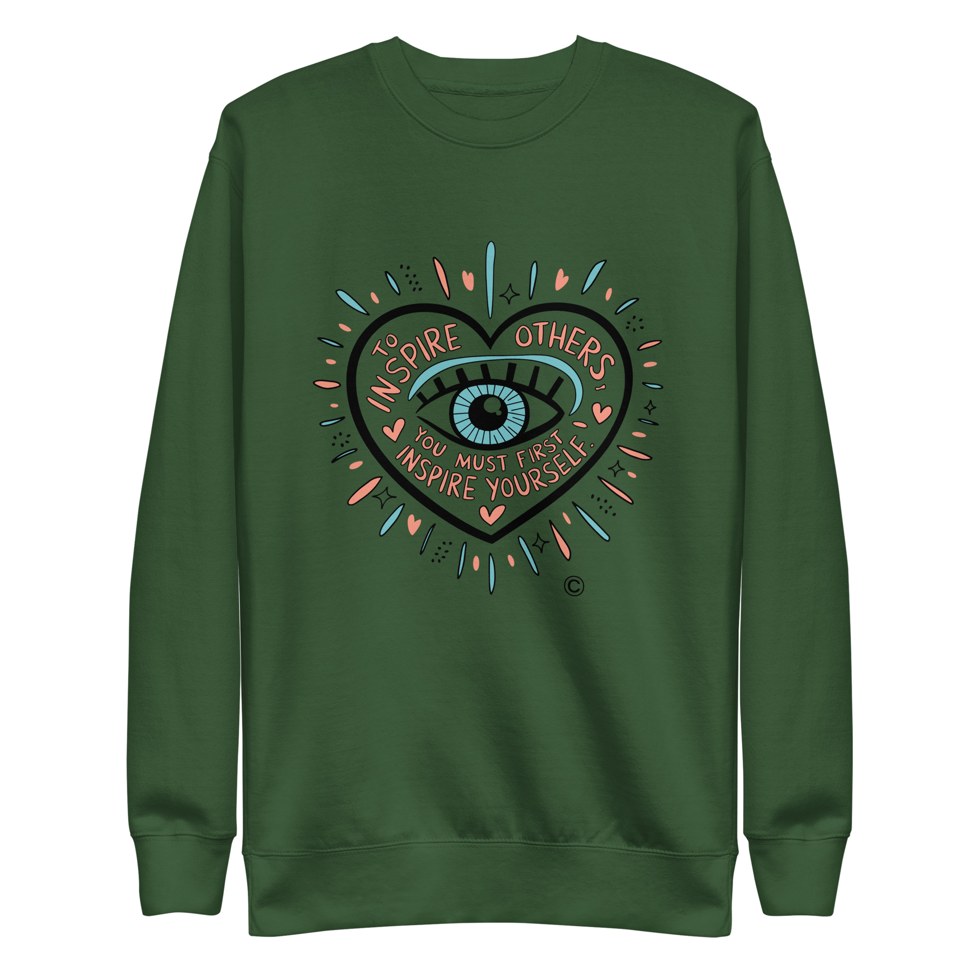Inspire Yourself Unisex Premium Sweatshirt - Image 16
