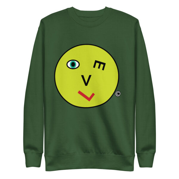 Love Smiley Face Unisex Premium Sweatshirt - Image 17