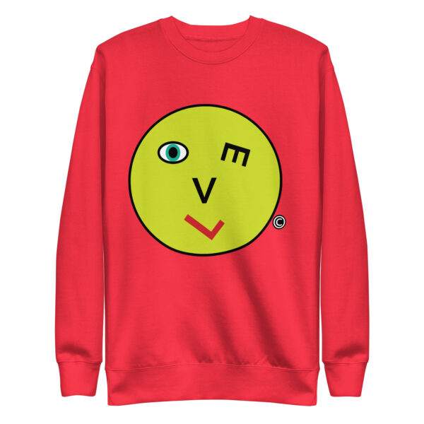 Love Smiley Face Unisex Premium Sweatshirt - Image 19