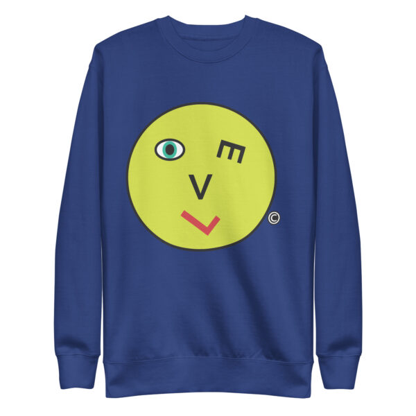 Love Smiley Face Unisex Premium Sweatshirt - Image 13