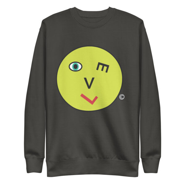 Love Smiley Face Unisex Premium Sweatshirt - Image 15