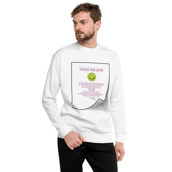 Twice the Love Unisex Premium Sweatshirt