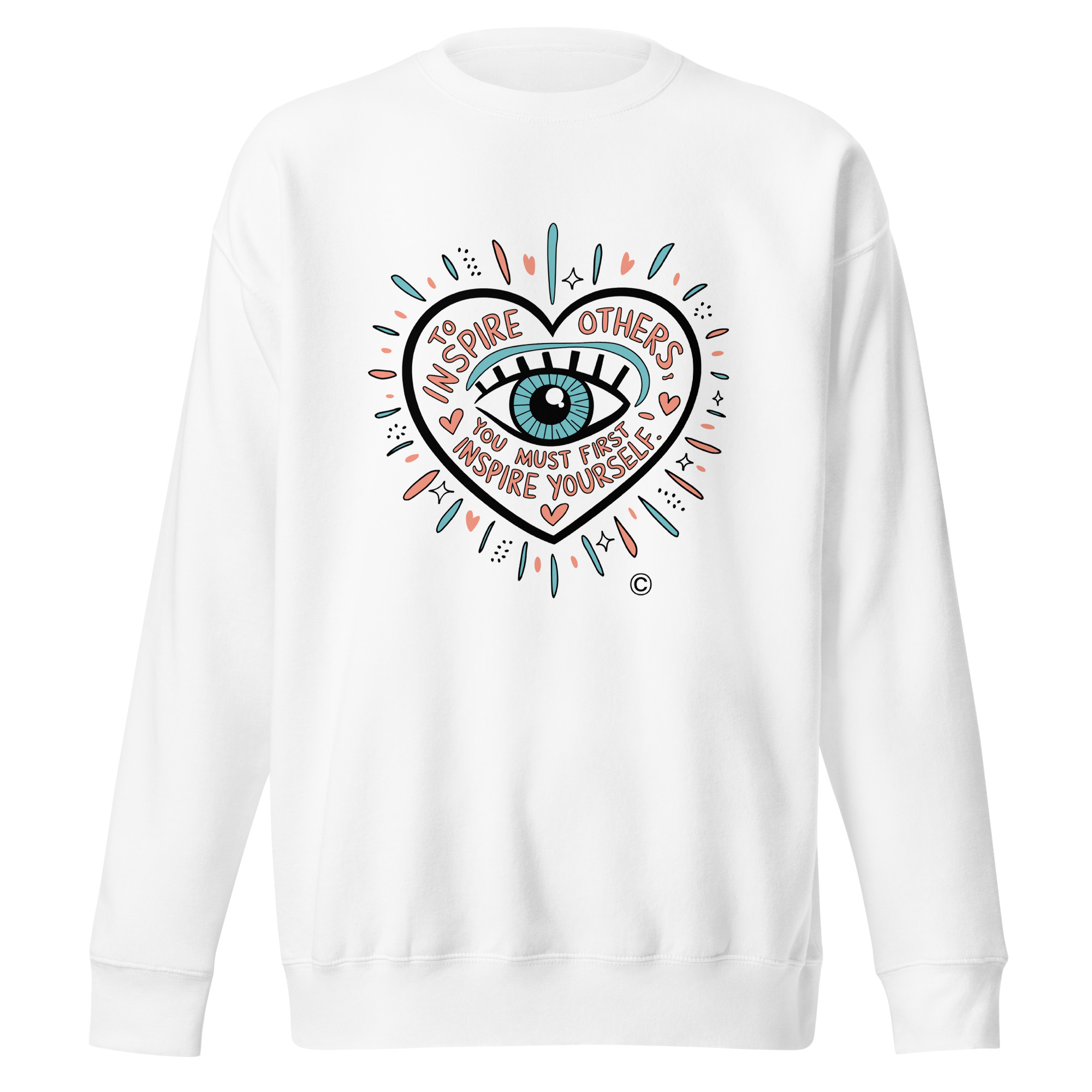 Inspire Yourself Unisex Premium Sweatshirt - Image 2