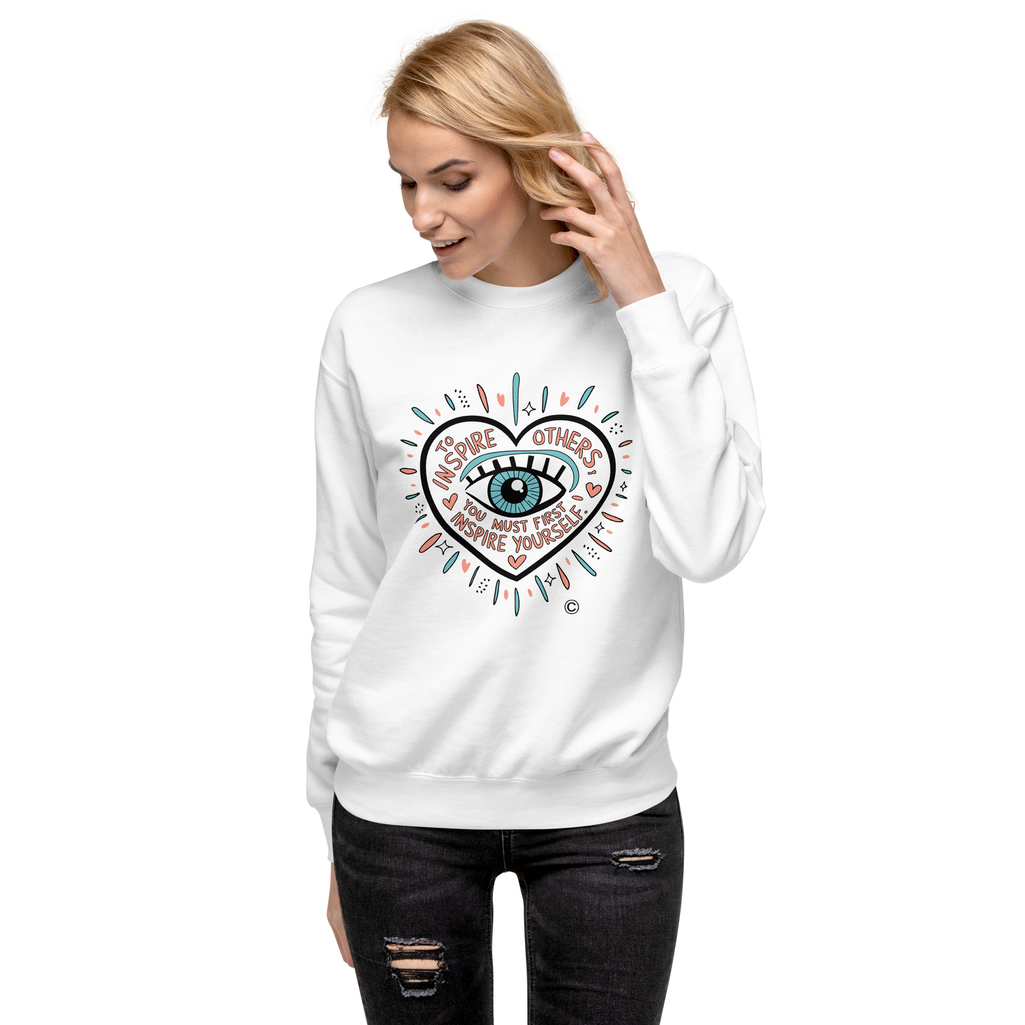 Inspire Yourself Unisex Premium Sweatshirt - Image 5