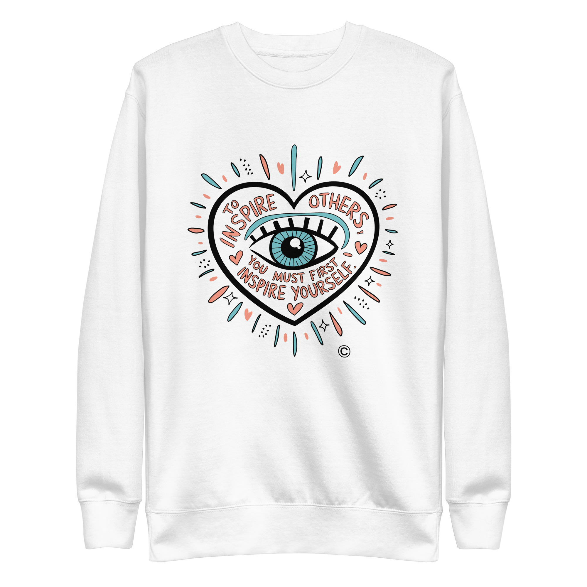 Inspire Yourself Unisex Premium Sweatshirt - Image 24