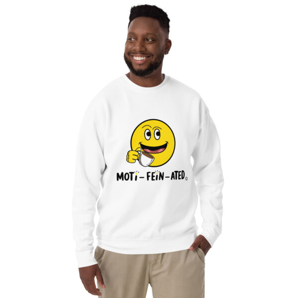MOTI-FEIN-ATED Unisex Premium Sweatshirt - Image 4