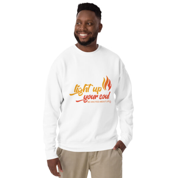 Light Up Your Soul Unisex Premium Sweatshirt - Image 3