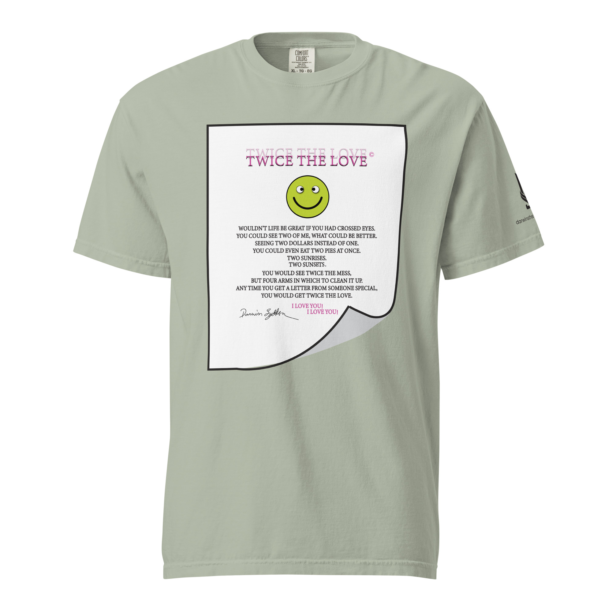 DOUBLE VISION • Unisex Vintage Washed Tee - Image 11