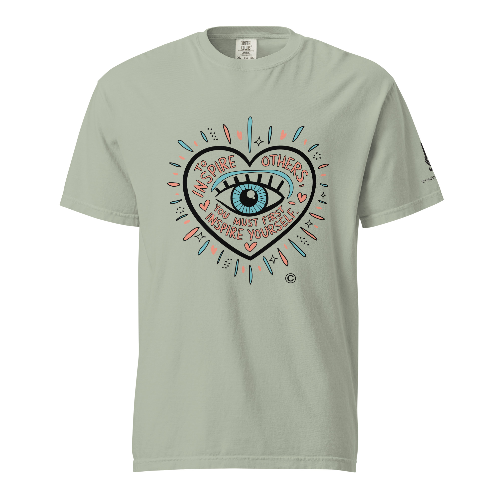 INNER VISION • Unisex Vintage Washed Tee - Image 11
