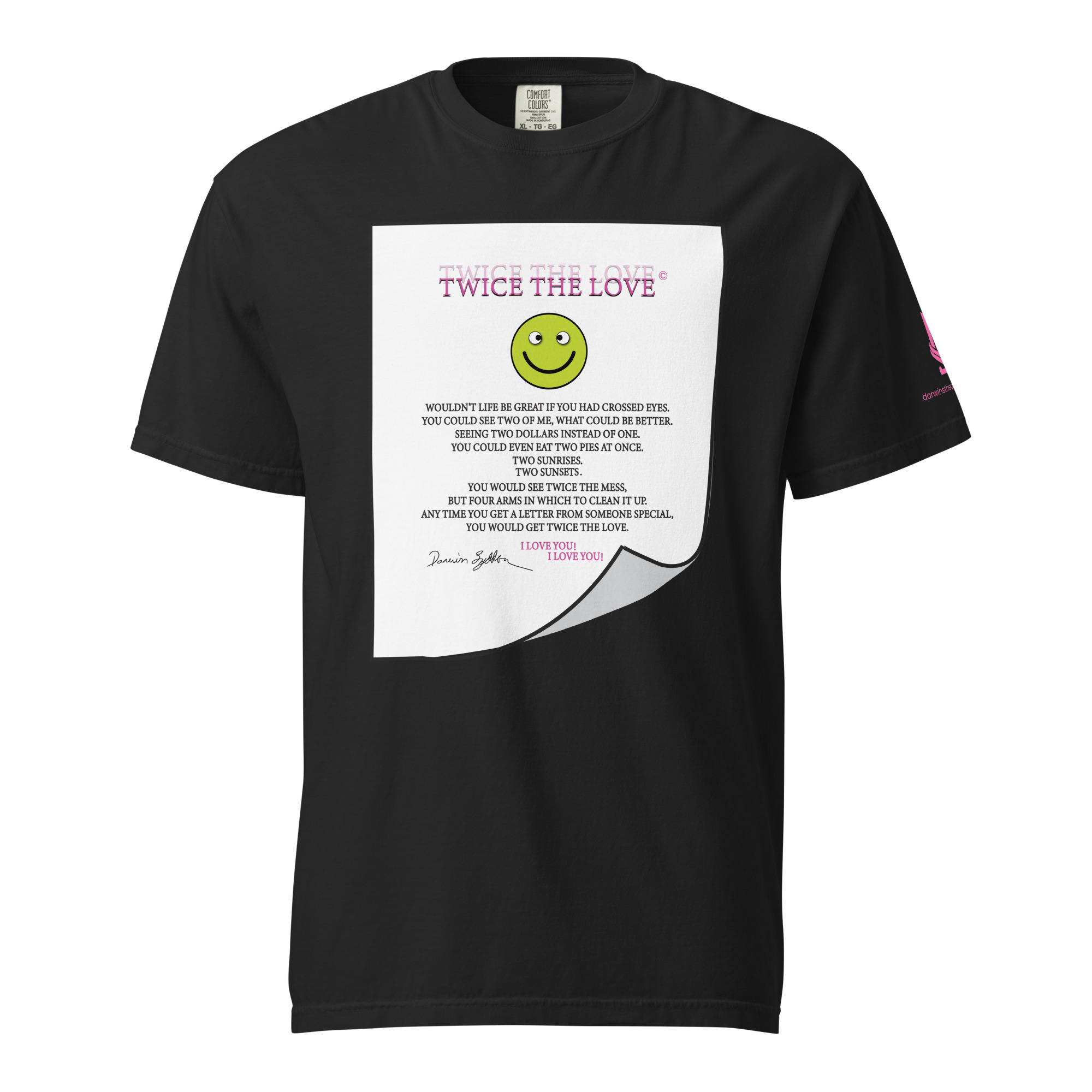 DOUBLE VISION • Unisex Vintage Washed Tee - Image 17