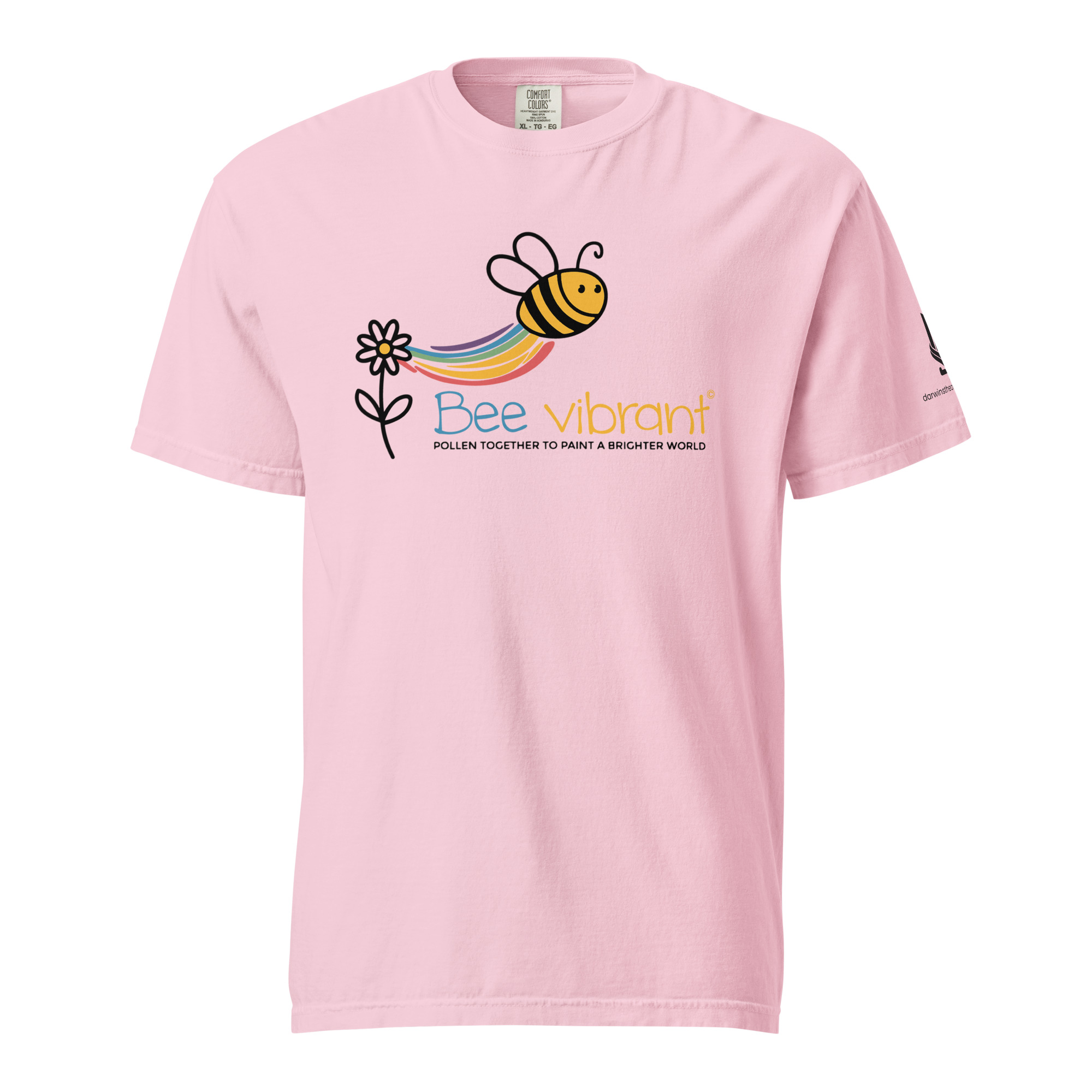 BEE VIBRANT • Unisex Vintage Washed Tee - Image 11