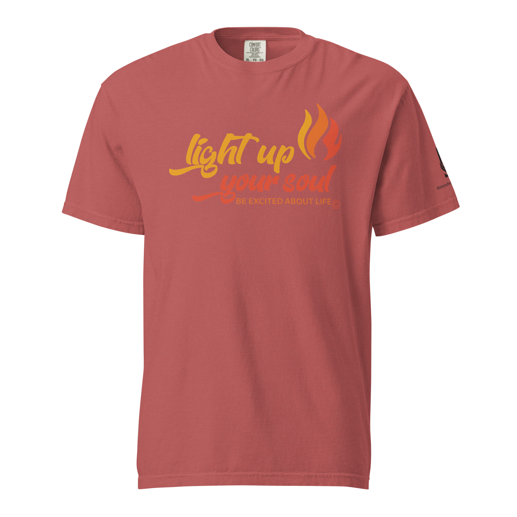 LIGHT UP YOUR SOUL • Unisex Vintage Washed Tee - Image 2