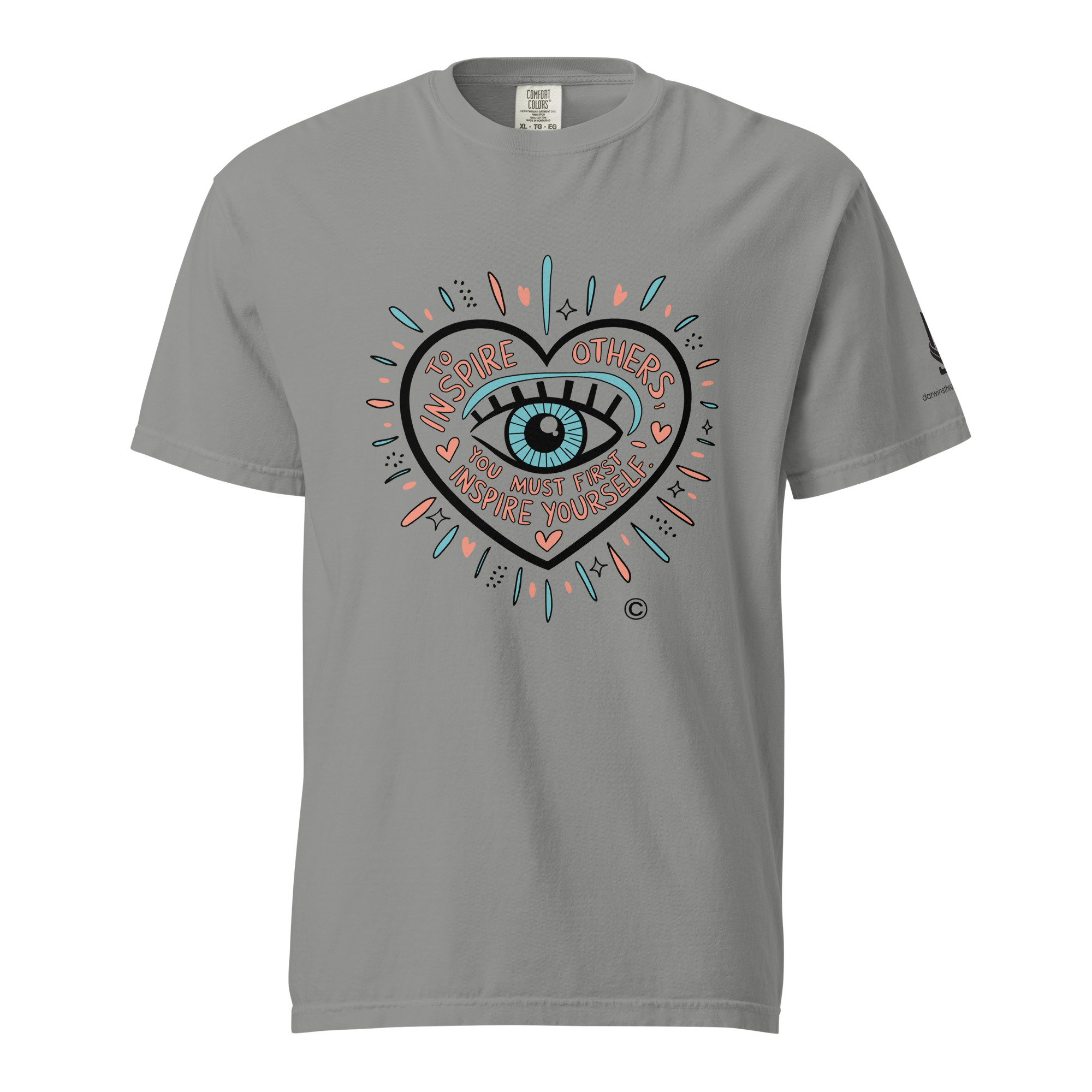 INNER VISION • Unisex Vintage Washed Tee - Image 2