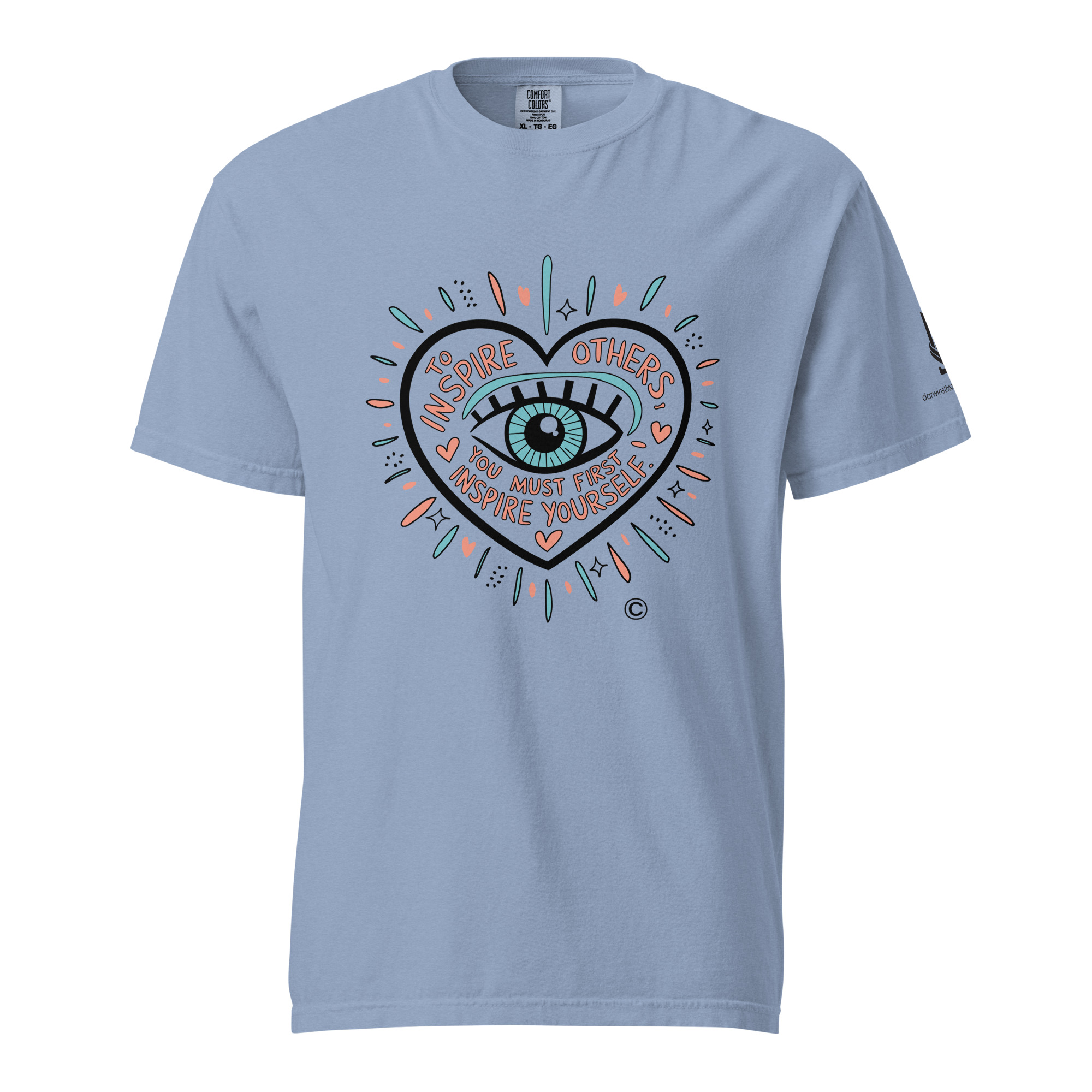 INNER VISION • Unisex Vintage Washed Tee - Image 8