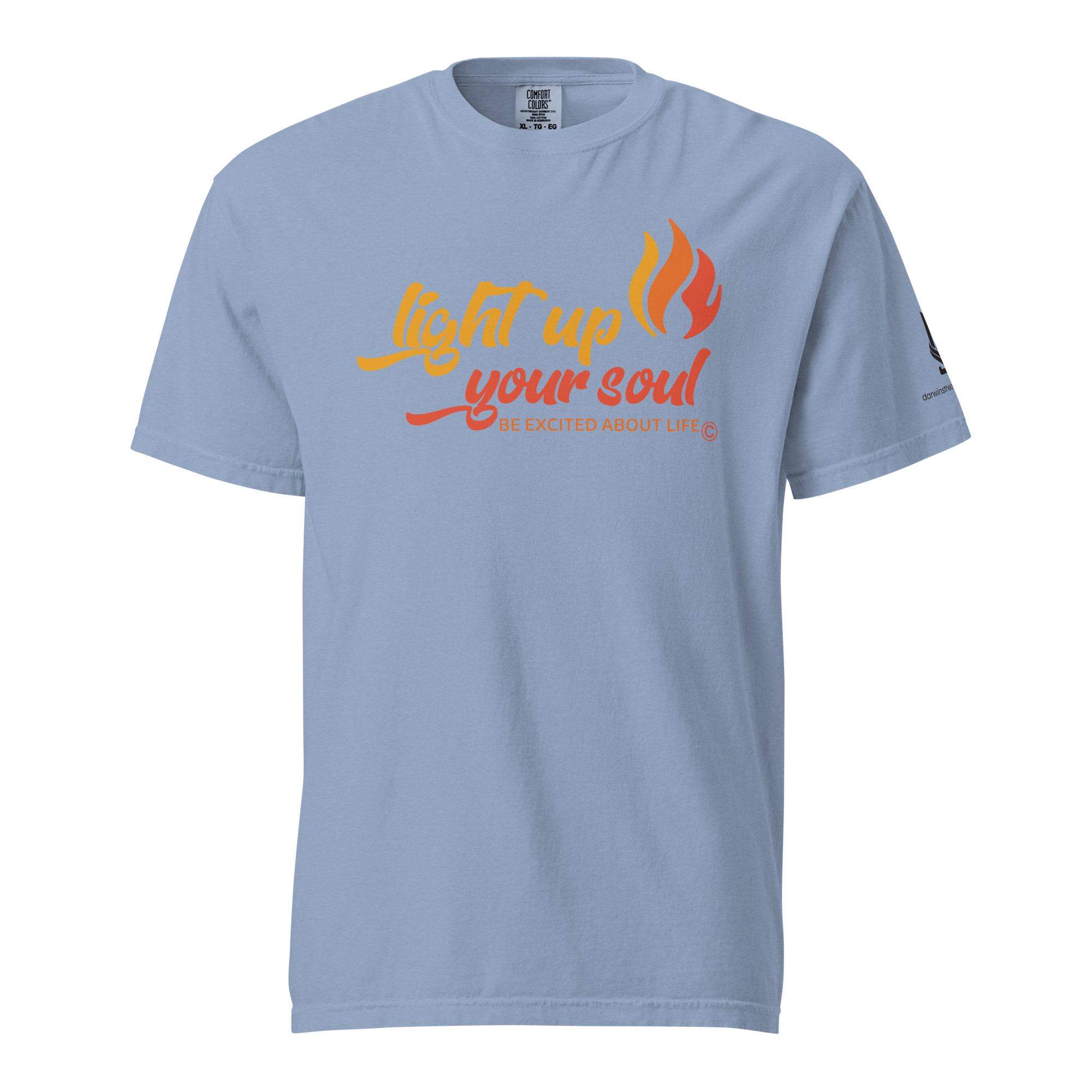 LIGHT UP YOUR SOUL • Unisex Vintage Washed Tee - Image 8