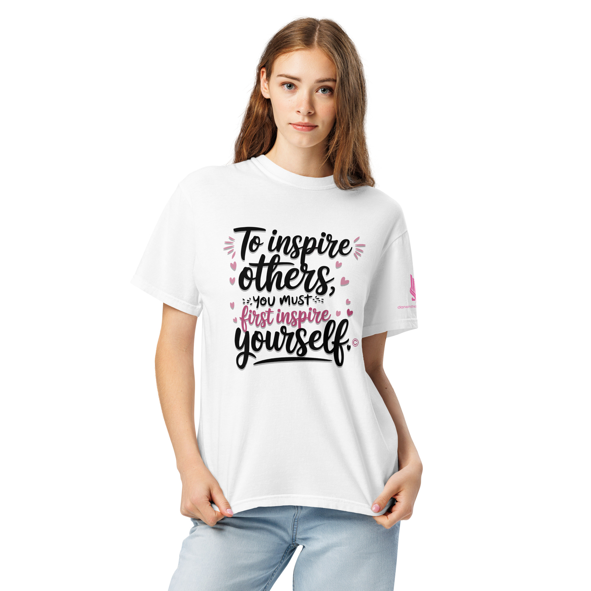 INSPIRE OTHERS • Unisex Vintage Washed Tee - Image 21