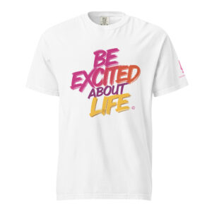 EXCITED ABOUT LIFE • Unisex Vintage Washed Tee