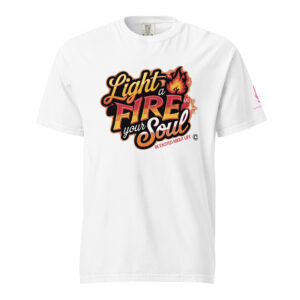 LIGHT A FIRE • Unisex Vintage Washed Tee