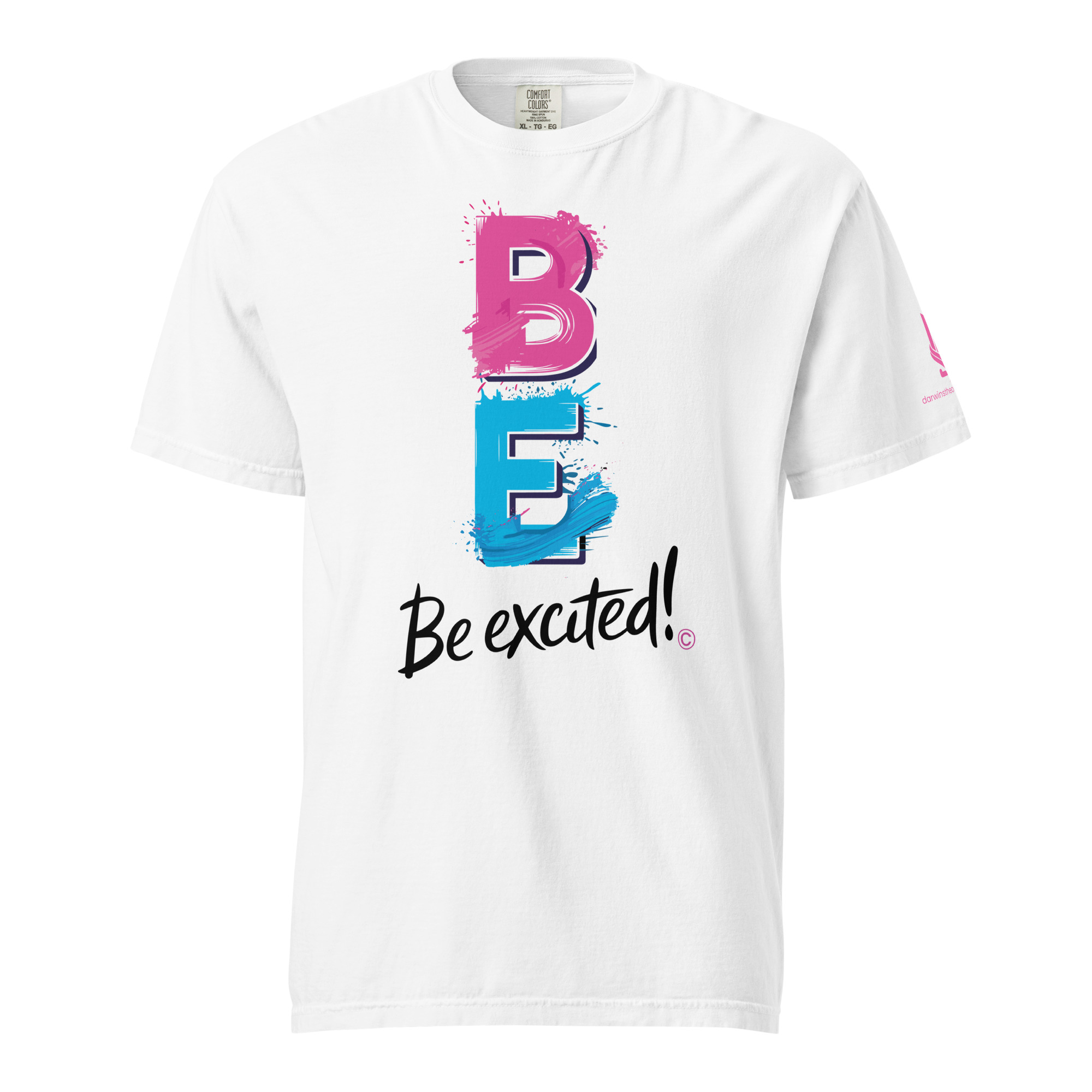 BE EXCITED • Unisex Vintage Washed Tee