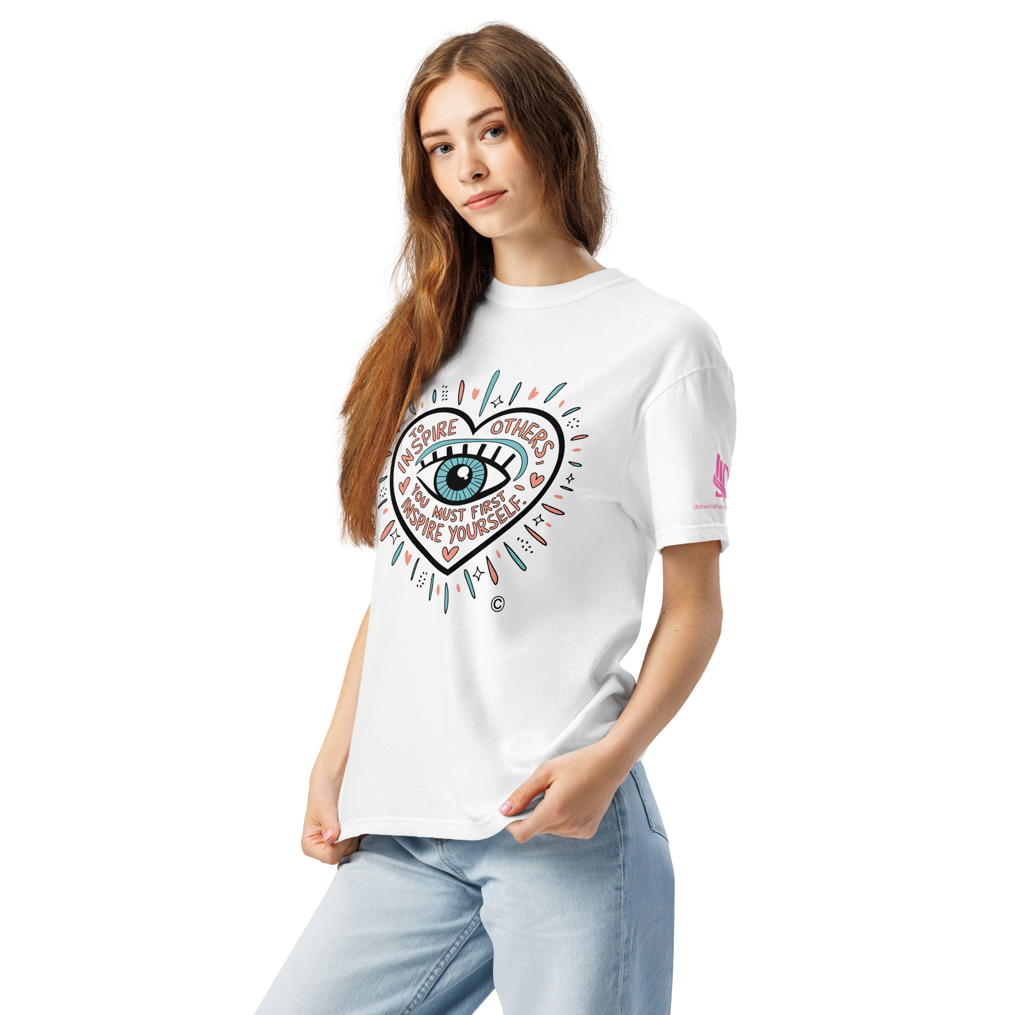INNER VISION • Unisex Vintage Washed Tee - Image 18