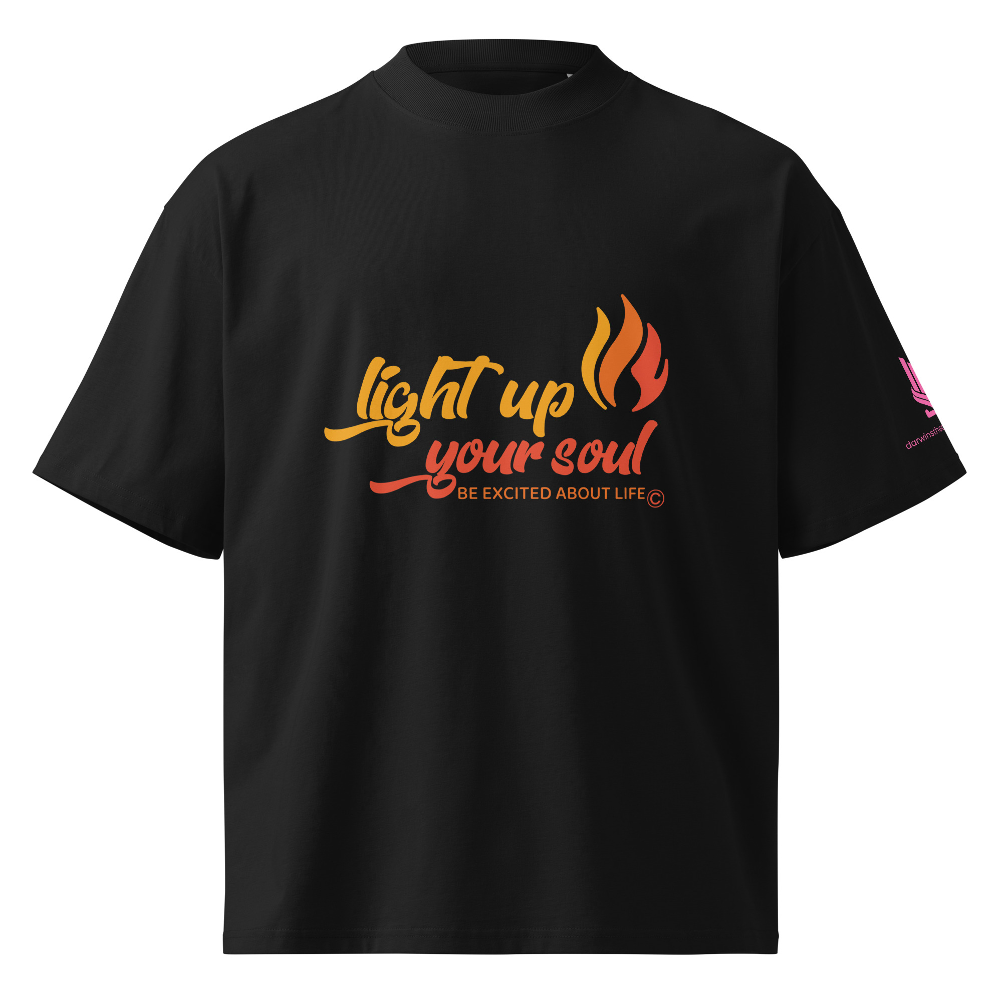 LIGHT UP YOUR SOUL • Unisex Organic Oversized Stanley/Stella t-shirt - Image 10