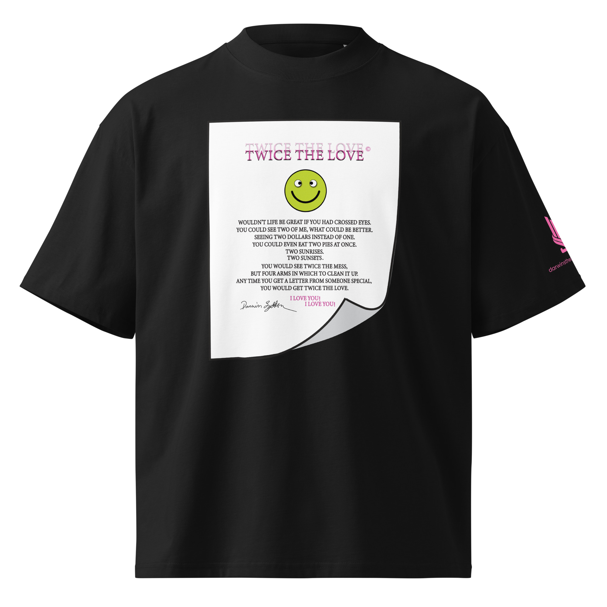 DOUBLE VISION • Unisex Organic Oversized Stanley/Stella t-shirt - Image 10