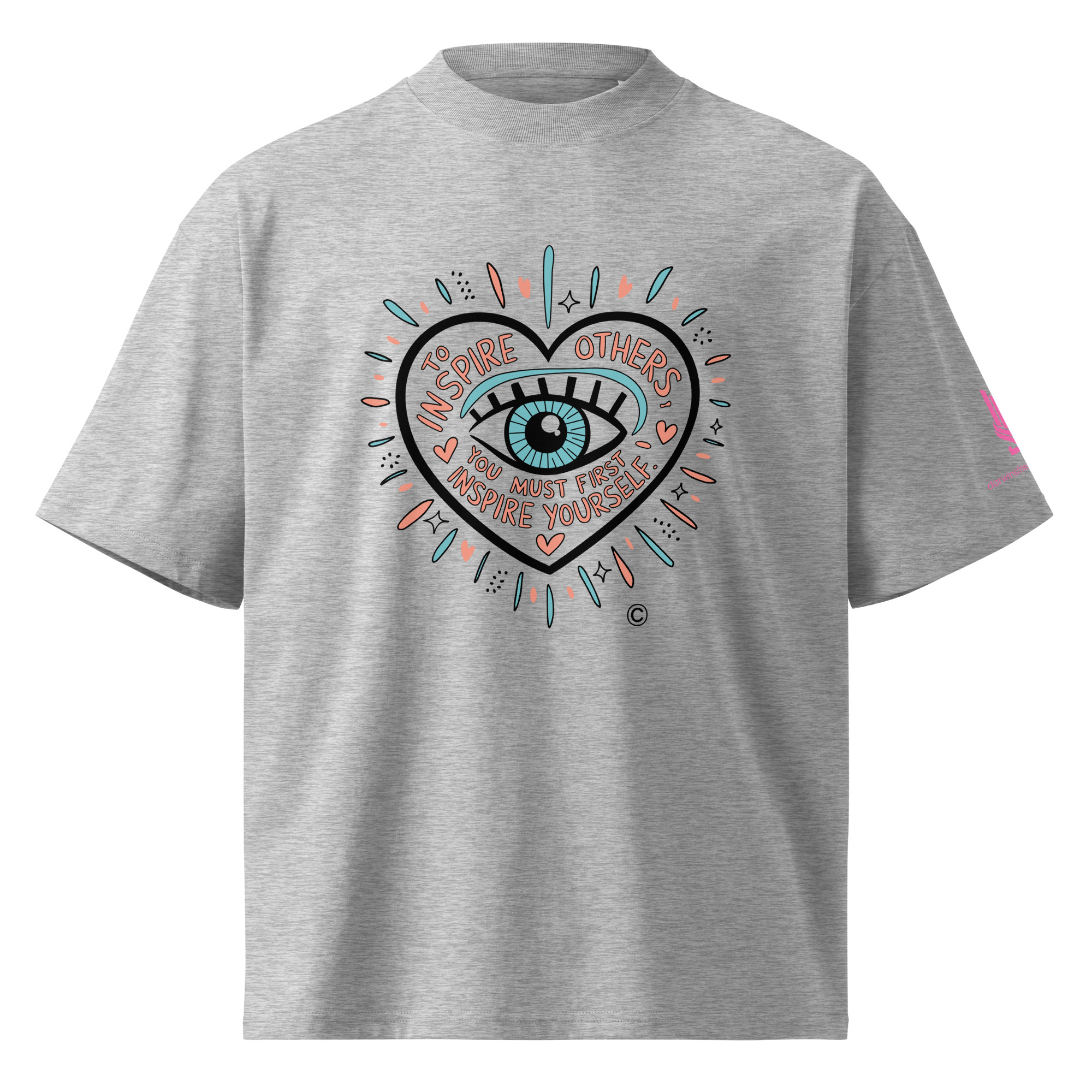 INNER VISION • Unisex Organic Oversized Stanley/Stella t-shirt - Image 10
