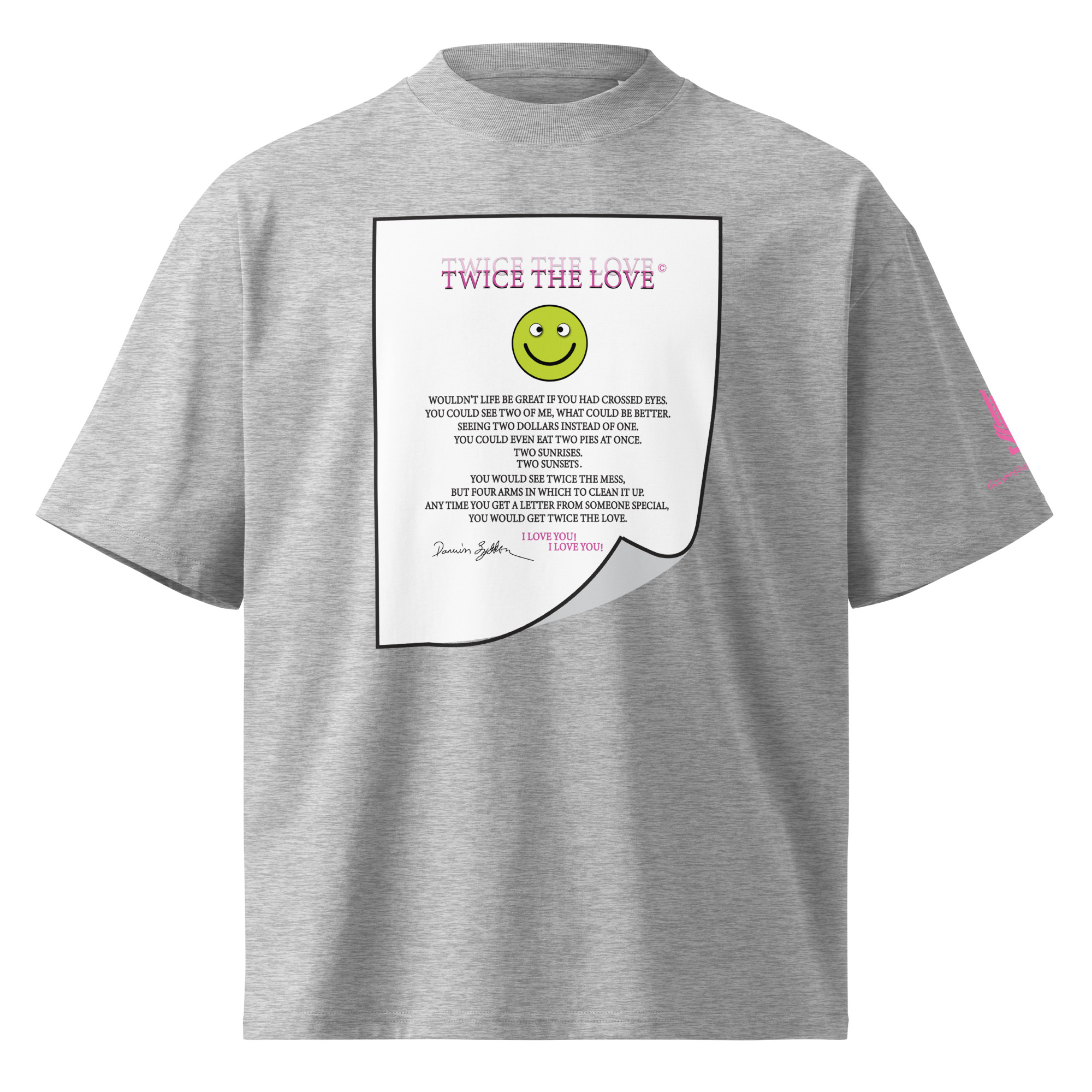 DOUBLE VISION • Unisex Organic Oversized Stanley/Stella t-shirt - Image 13