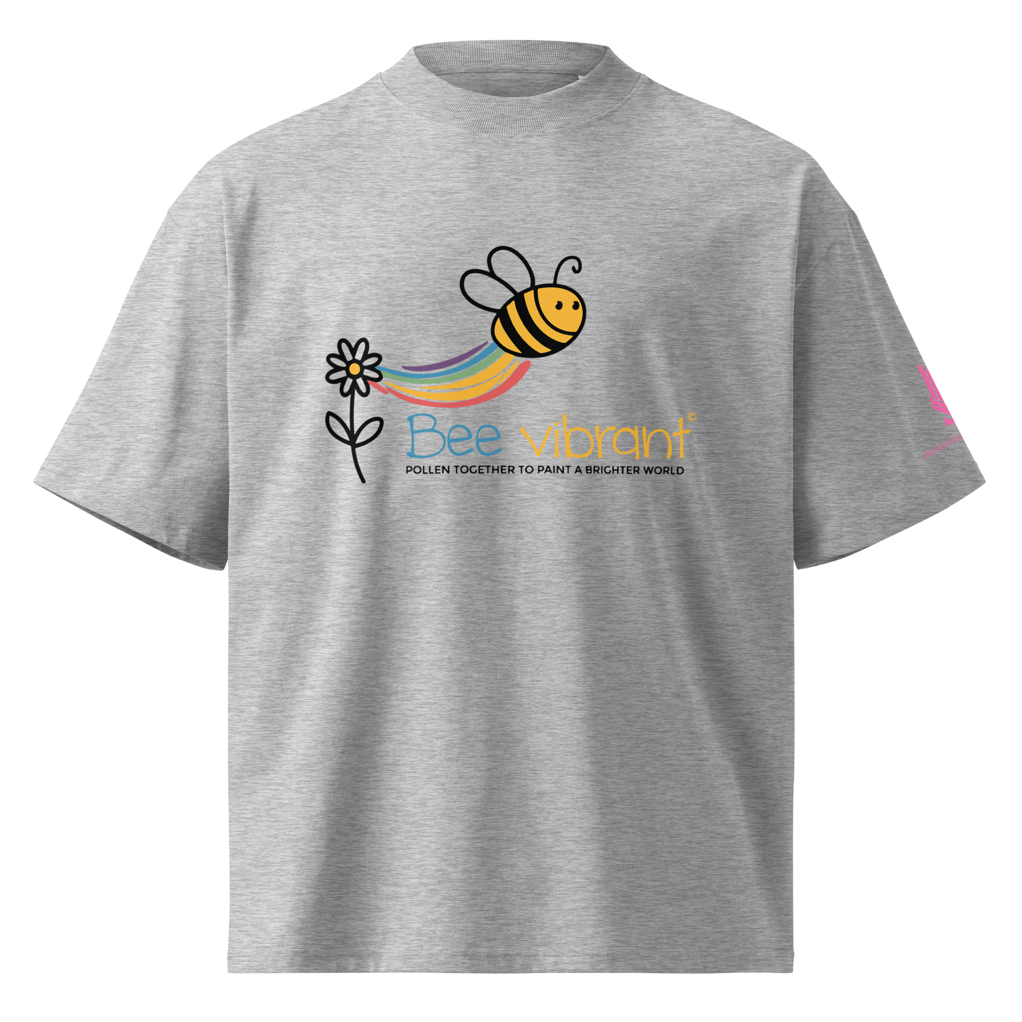 BEE VIBRANT • Unisex Organic Oversized Stanley/Stella t-shirt - Image 2