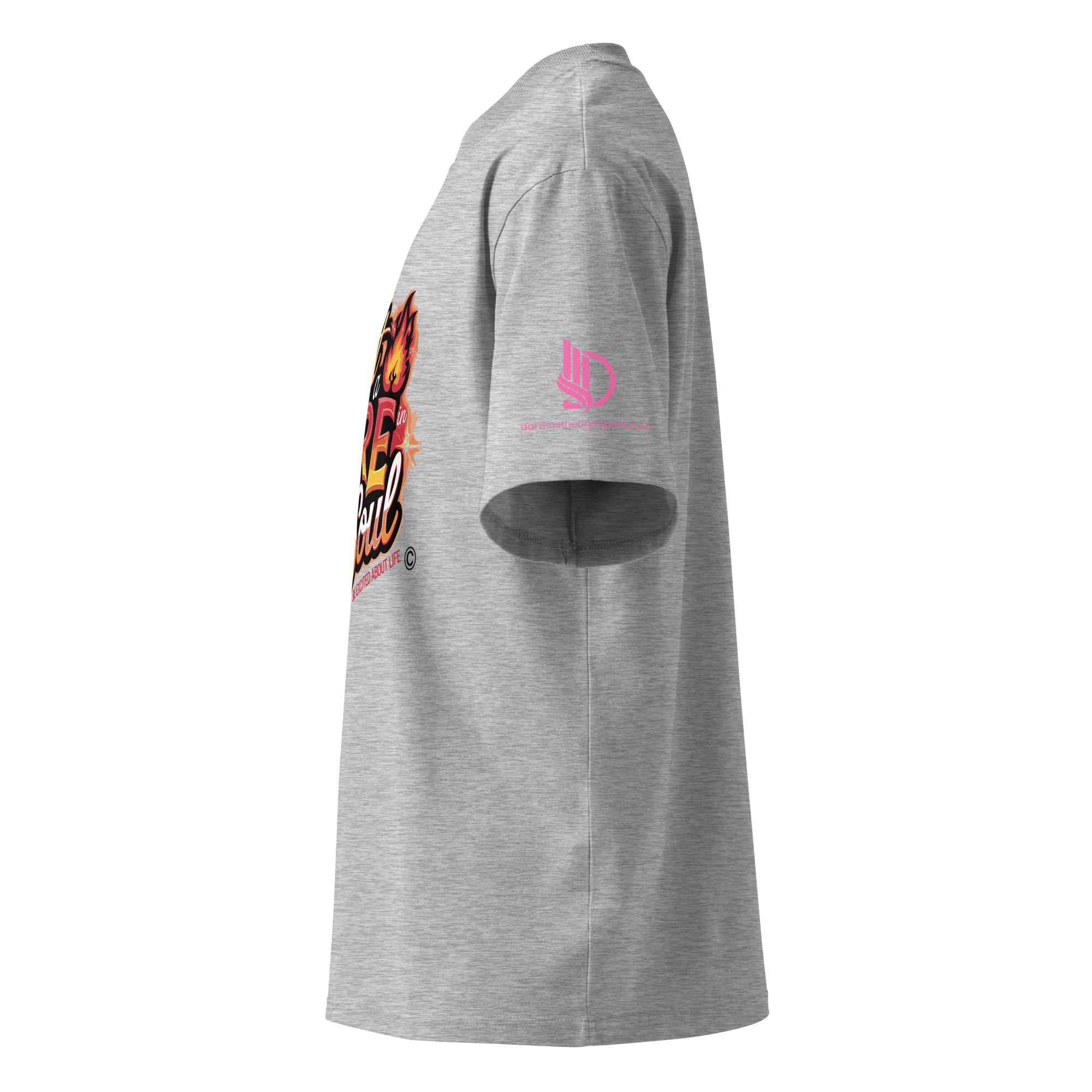 LIGHT A FIRE • Unisex Organic Oversized Stanley/Stella t-shirt - Image 15