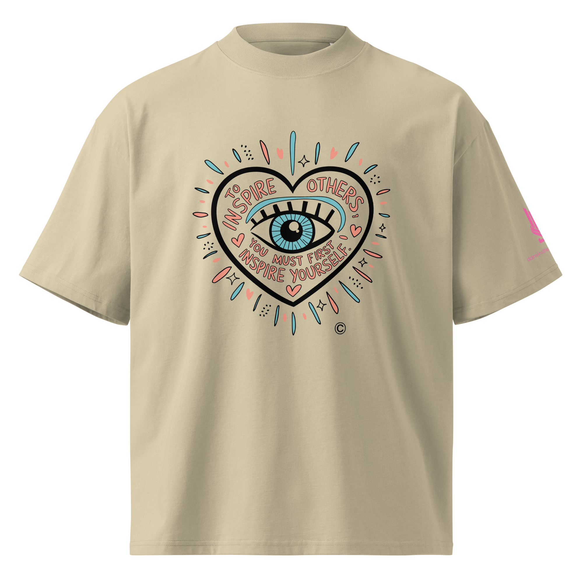 INNER VISION • Unisex Organic Oversized Stanley/Stella t-shirt - Image 13