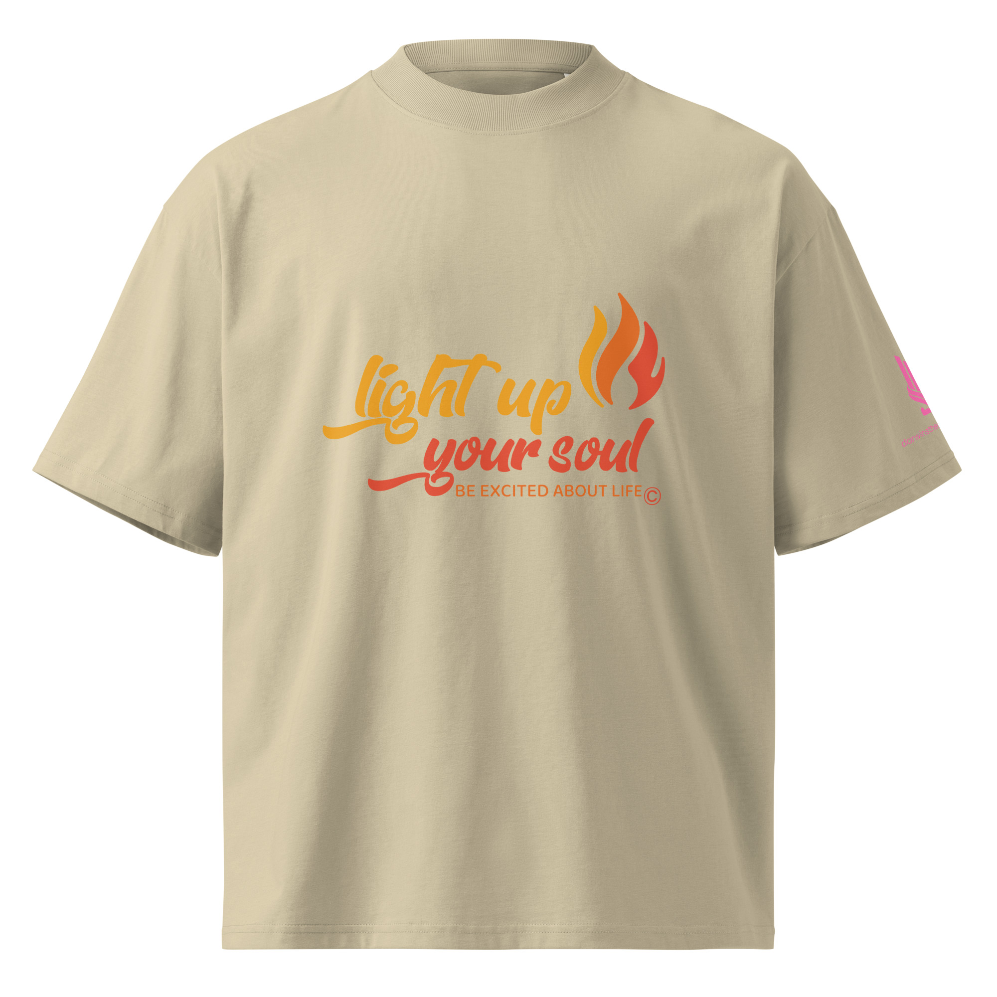 LIGHT UP YOUR SOUL • Unisex Organic Oversized Stanley/Stella t-shirt - Image 13