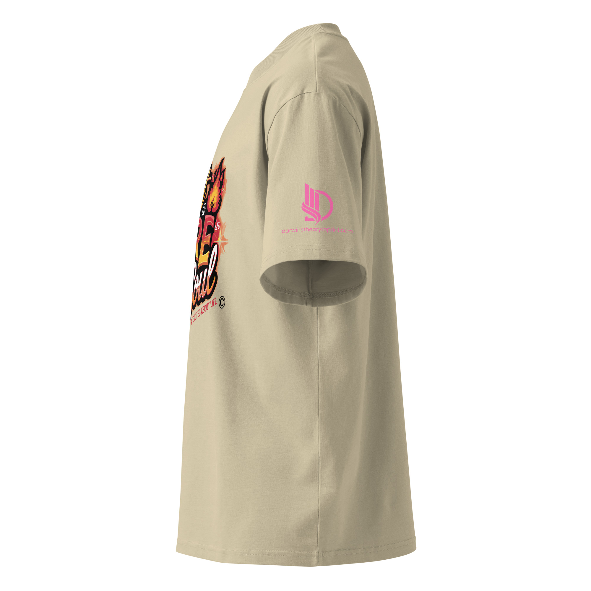 LIGHT A FIRE • Unisex Organic Oversized Stanley/Stella t-shirt - Image 18