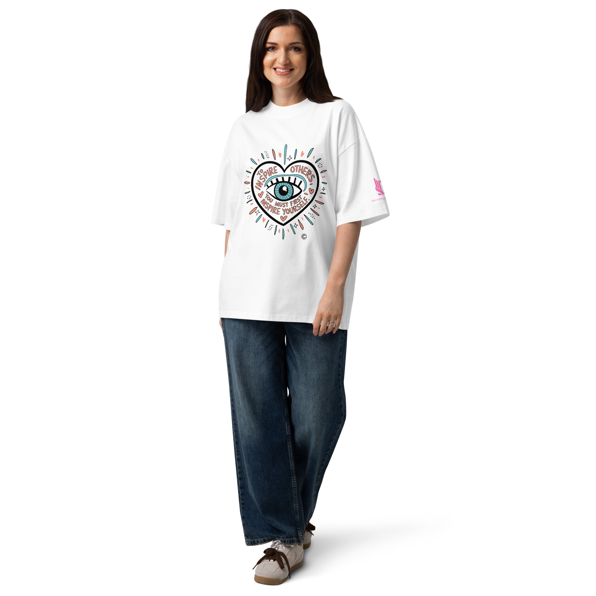 INNER VISION • Unisex Organic Oversized Stanley/Stella t-shirt - Image 4
