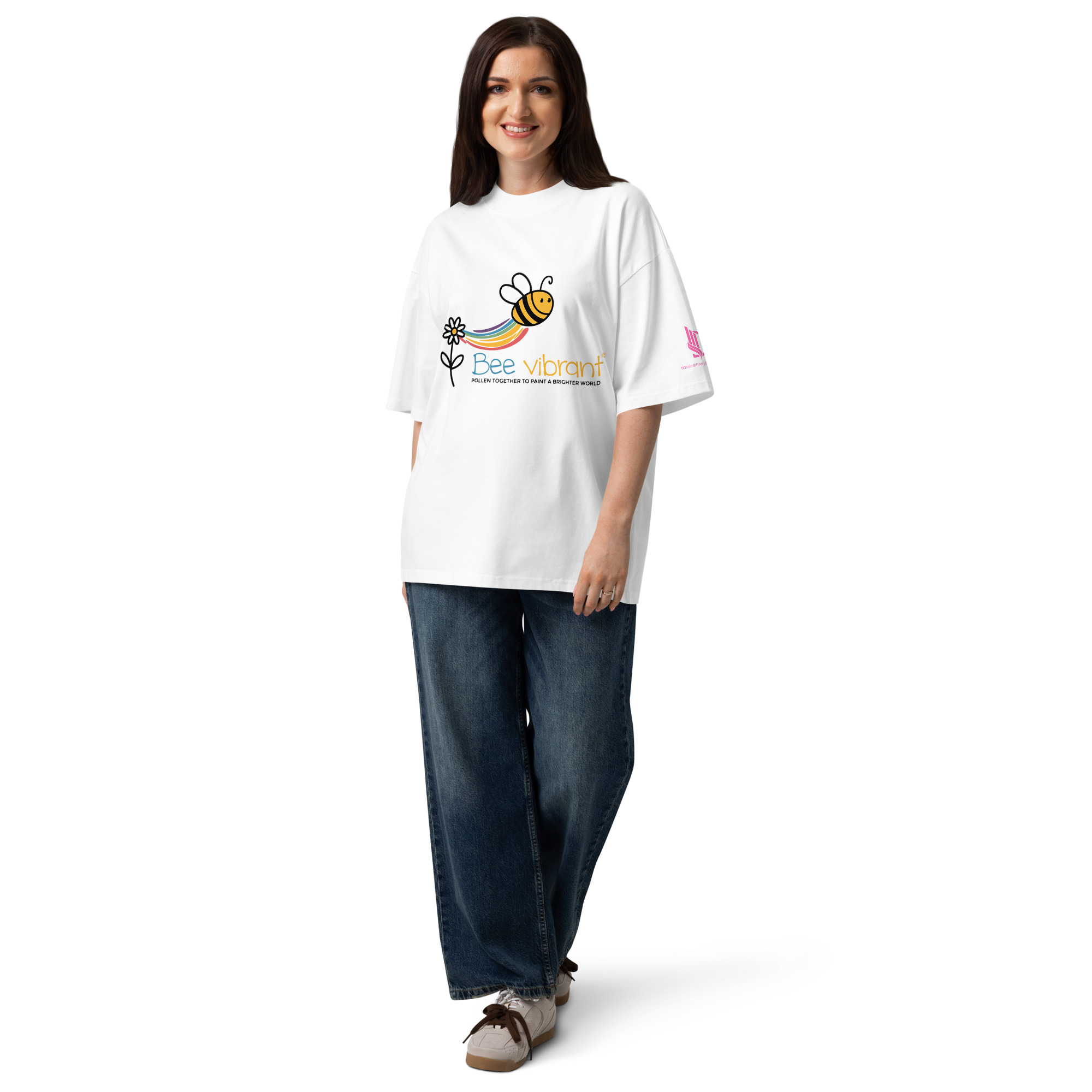 BEE VIBRANT • Unisex Organic Oversized Stanley/Stella t-shirt - Image 7