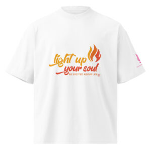 LIGHT UP YOUR SOUL • Unisex Organic Oversized Stanley/Stella t-shirt