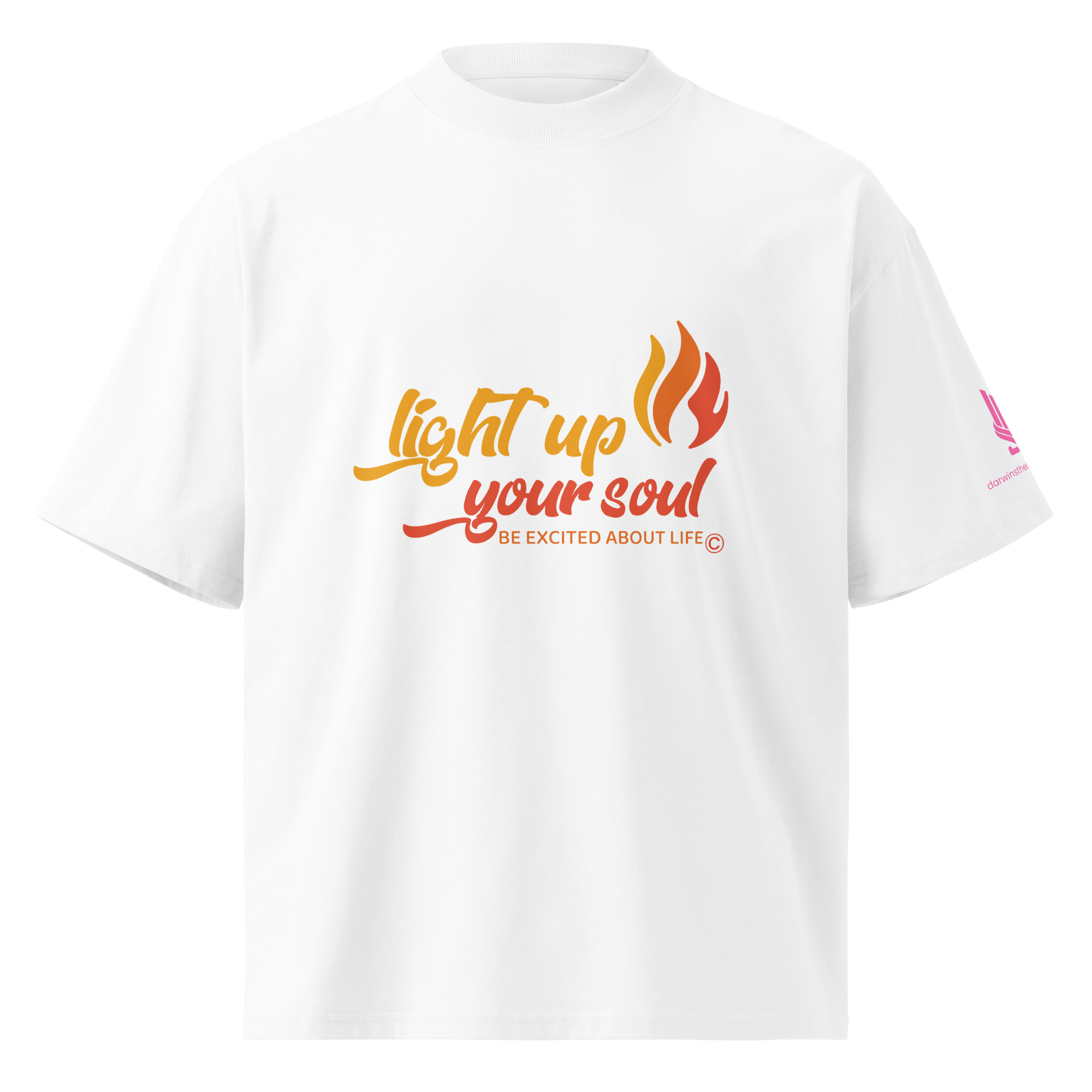 LIGHT UP YOUR SOUL • Unisex Organic Oversized Stanley/Stella t-shirt