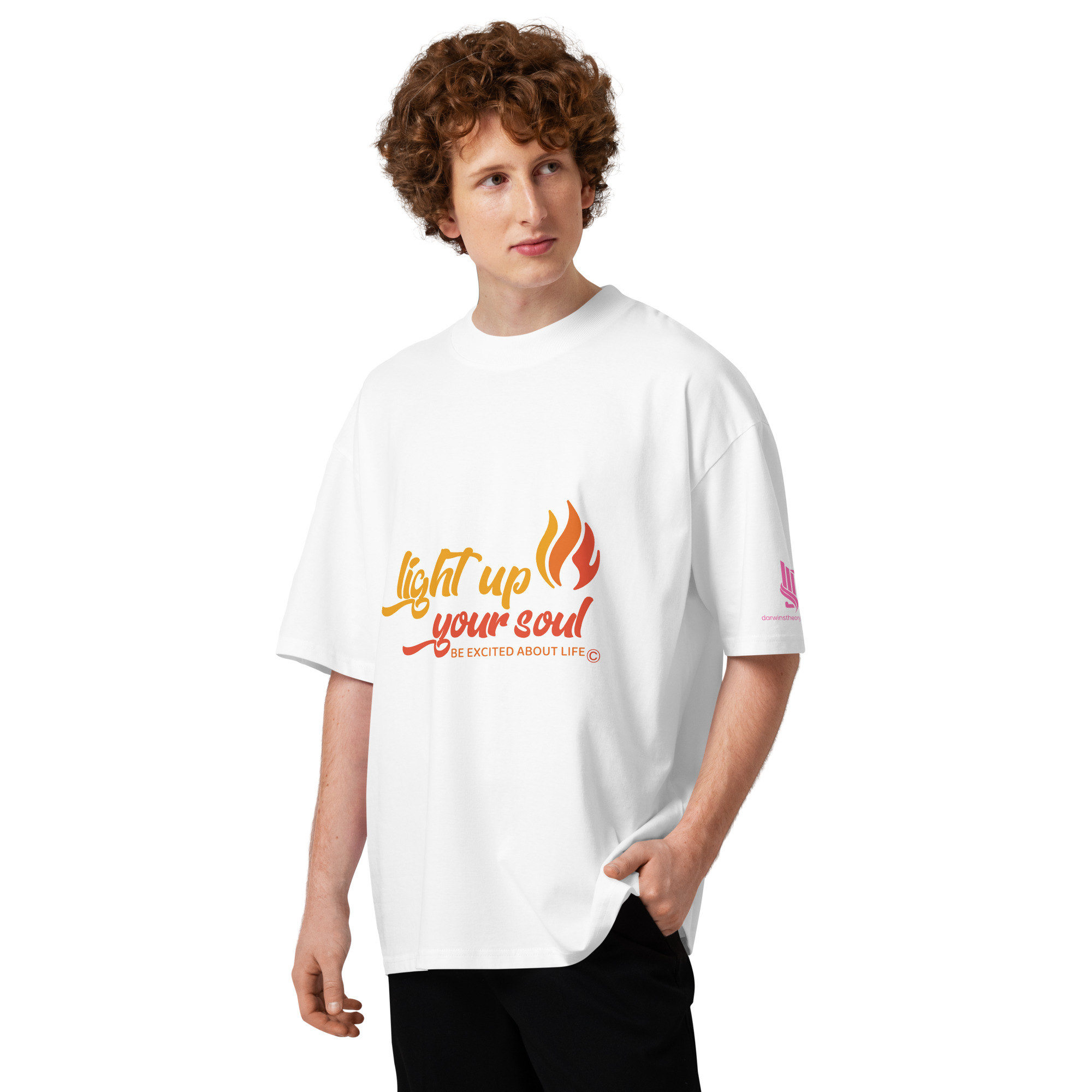 LIGHT UP YOUR SOUL • Unisex Organic Oversized Stanley/Stella t-shirt - Image 8