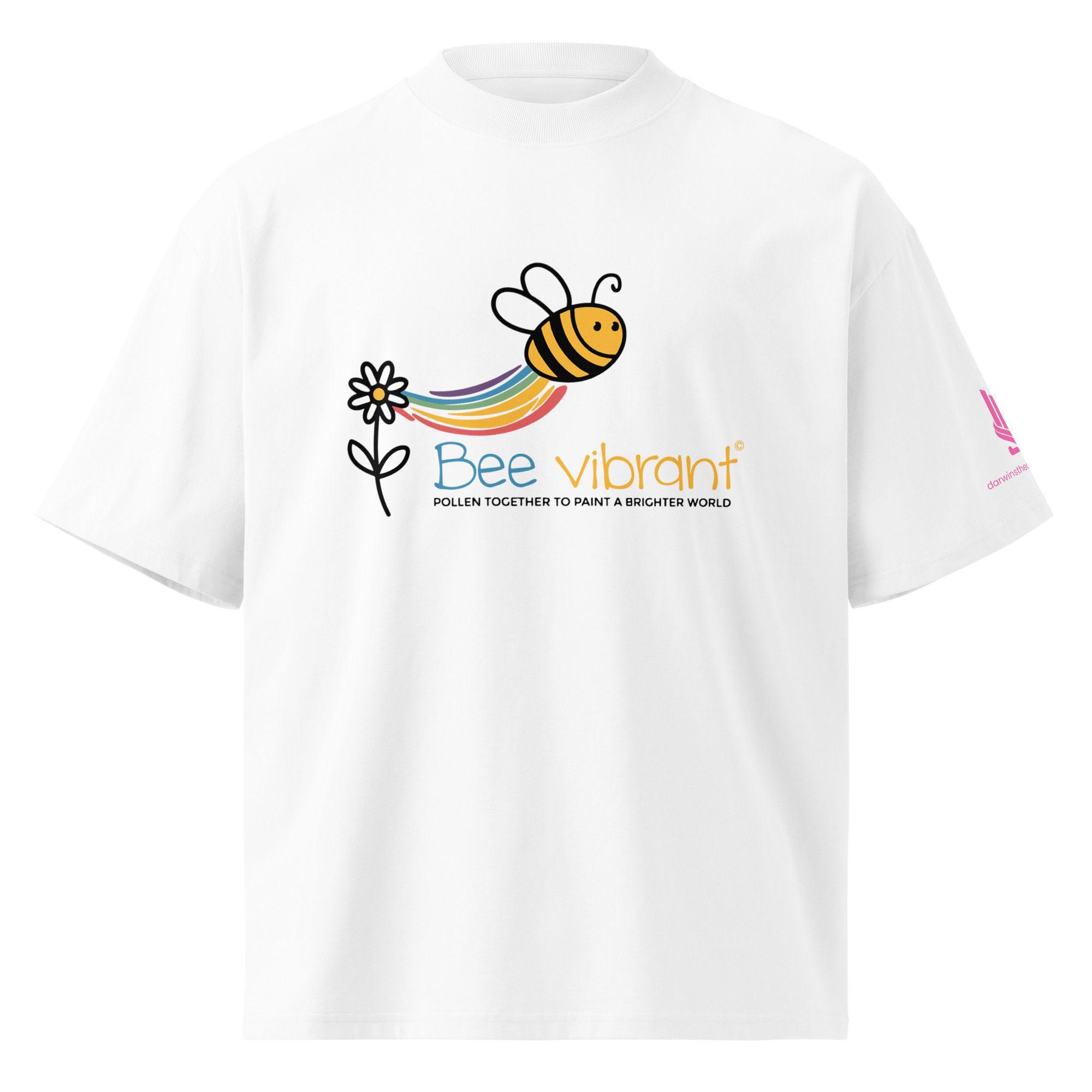 BEE VIBRANT • Unisex Organic Oversized Stanley/Stella t-shirt