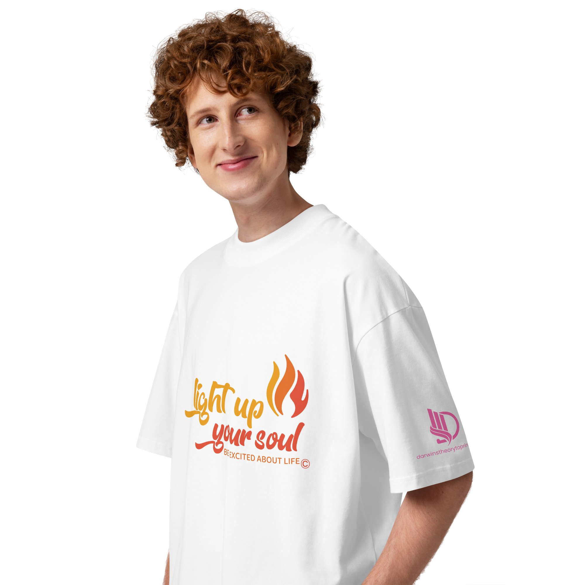 LIGHT UP YOUR SOUL • Unisex Organic Oversized Stanley/Stella t-shirt - Image 7