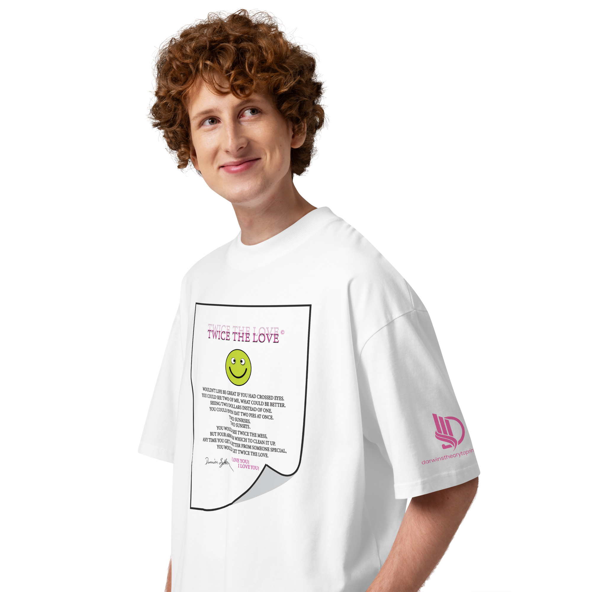 DOUBLE VISION • Unisex Organic Oversized Stanley/Stella t-shirt - Image 7